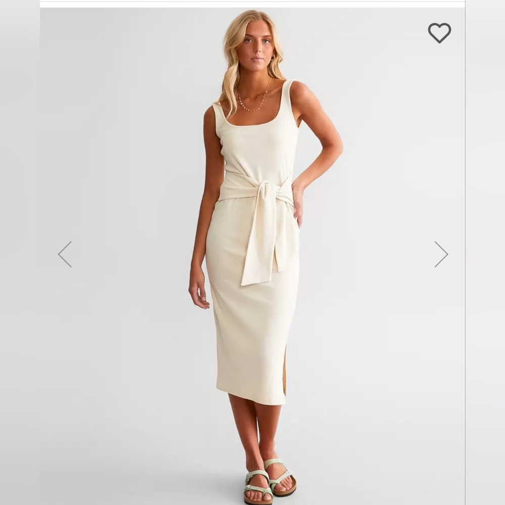 Ribbed Midi Dress